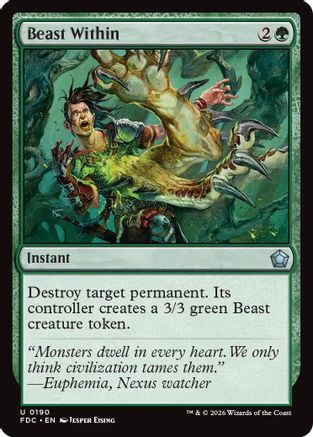 Image of Beast Within (FDC-190) - Commander: Foundations