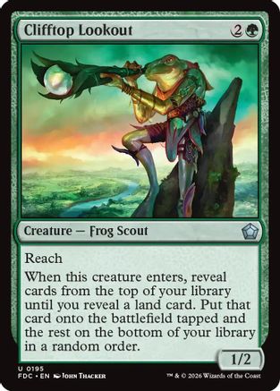 Image of Clifftop Lookout (FDC-195) - Commander: Foundations