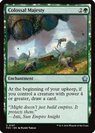 Image of Colossal Majesty (FDC-197) - Commander: Foundations