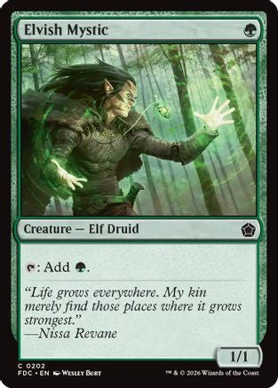 Image of Elvish Mystic (FDC-202) - Commander: Foundations