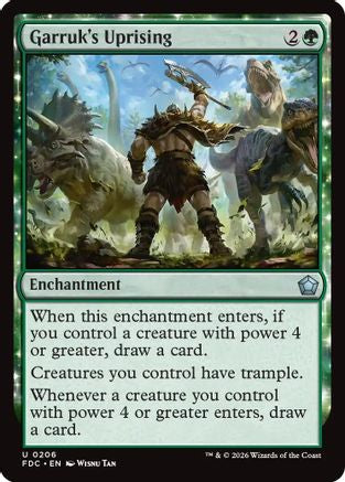 Image of Garruk's Uprising (FDC-206) - Commander: Foundations
