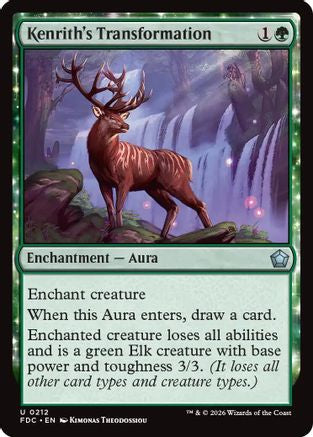 Image of Kenrith's Transformation (FDC-212) - Commander: Foundations