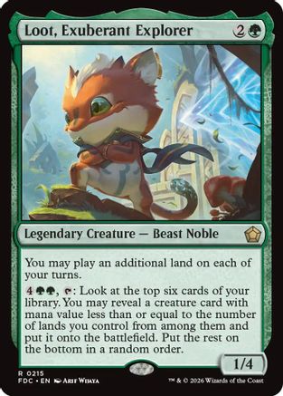 Image of Loot, Exuberant Explorer (FDC-215) - Commander: Foundations