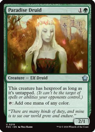 Image of Paradise Druid (FDC-219) - Commander: Foundations