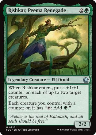 Image of Rishkar, Peema Renegade (FDC-225) - Commander: Foundations