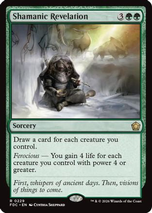 Image of Shamanic Revelation (FDC-229) - Commander: Foundations