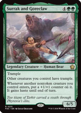 Image of Surrak and Goreclaw (FDC-231) - Commander: Foundations