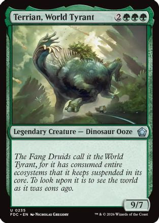 Image of Terrian, World Tyrant (FDC-235) - Commander: Foundations