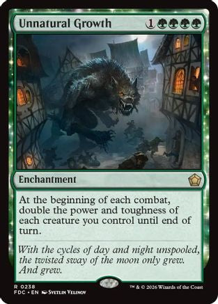 Image of Unnatural Growth (FDC-238) - Commander: Foundations