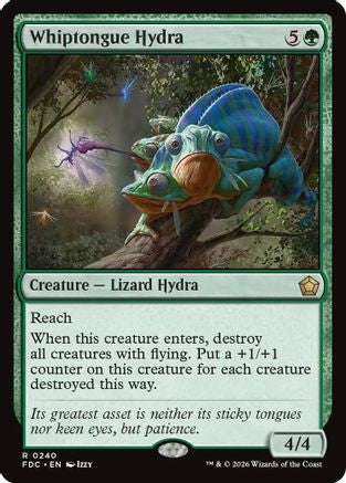 Image of Whiptongue Hydra (FDC-240) - Commander: Foundations