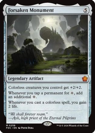 Image of Forsaken Monument (FDC-258) - Commander: Foundations