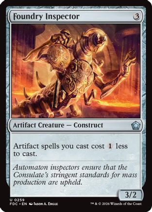 Image of Foundry Inspector (FDC-259) - Commander: Foundations