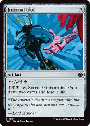 Image of Infernal Idol (FDC-266) - Commander: Foundations