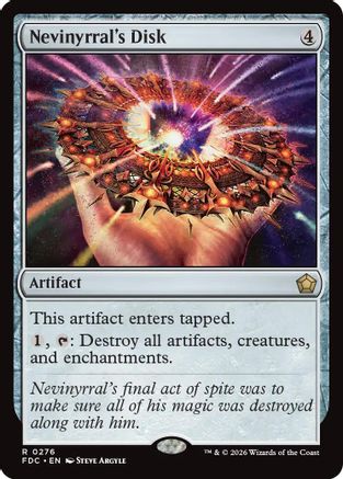 Image of Nevinyrral's Disk (FDC-276) - Commander: Foundations