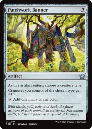 Image of Patchwork Banner (FDC-279) - Commander: Foundations