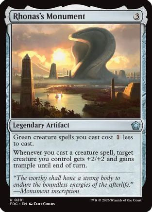 Image of Rhonas's Monument (FDC-281) - Commander: Foundations