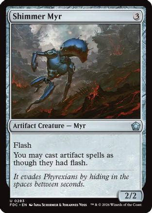 Image of Shimmer Myr (FDC-283) - Commander: Foundations