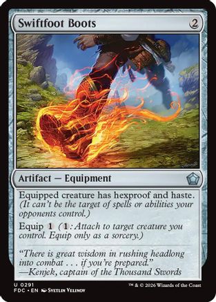 Image of Swiftfoot Boots (FDC-291) - Commander: Foundations