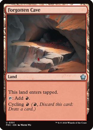 Image of Forgotten Cave (FDC-301) - Commander: Foundations