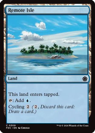 Image of Remote Isle (FDC-309) - Commander: Foundations
