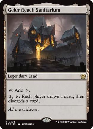 Image of Geier Reach Sanitarium (FDC-303) - Commander: Foundations