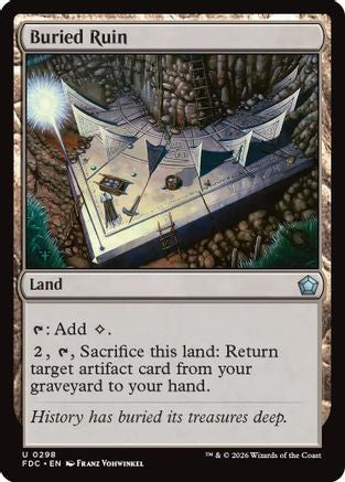 Image of Buried Ruin (FDC-298) - Commander: Foundations