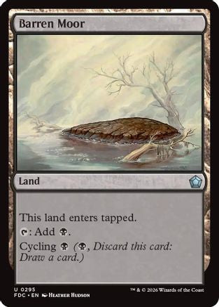 Image of Barren Moor (FDC-295) - Commander: Foundations