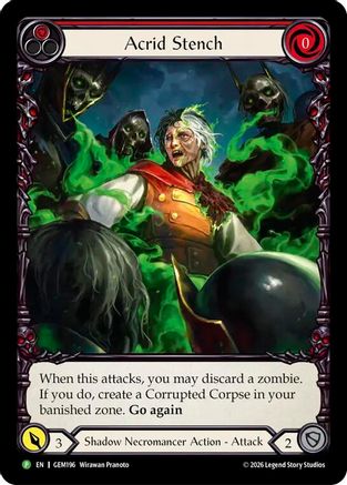 Image of Acrid Stench (GEM196) - GEM Pack 6 Rainbow Foil