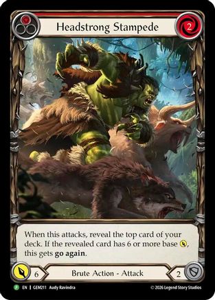 Image of Headstrong Stampede (GEM211) - GEM Pack 6