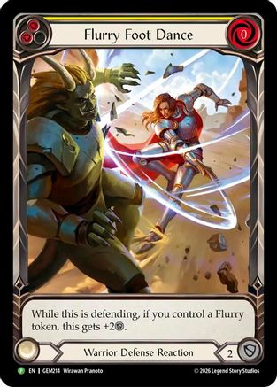 Image of Flurry Foot Dance (GEM214) - GEM Pack 6 Rainbow Foil