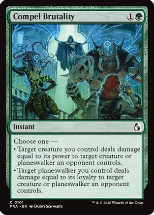 Image of Compel Brutality (FRA-101) - Reality Fracture Foil
