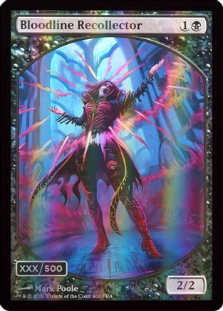 Image of Bloodline Recollector (Retro Frame) (Serial Numbered) (Double Rainbow Foil) (FRA-402) - Reality Fracture Foil