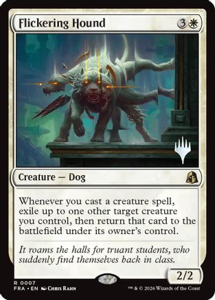 Image of Flickering Hound (PPFRA-007) - Promo Pack: Reality Fracture Foil