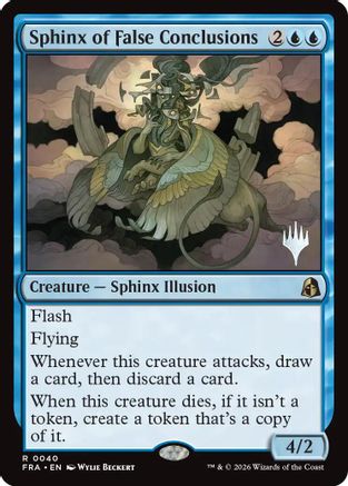 Image of Sphinx of False Conclusions (PPFRA-040) - Promo Pack: Reality Fracture Foil
