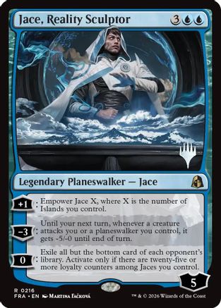 Image of Jace, Reality Sculptor (PPFRA-216) - Promo Pack: Reality Fracture Foil