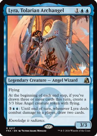 Image of Lyra, Tolarian Archangel (PPFRA-217) - Promo Pack: Reality Fracture Foil