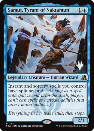 Image of Samut, Tyrant of Naktamun (PPFRA-220) - Promo Pack: Reality Fracture Foil