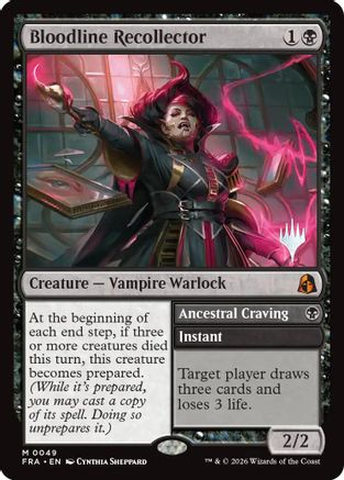 Image of Bloodline Recollector (PPFRA-049) - Promo Pack: Reality Fracture Foil