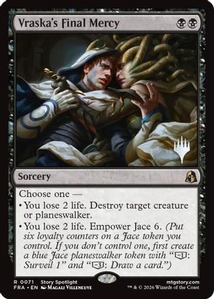 Image of Vraska's Final Mercy (PPFRA-071) - Promo Pack: Reality Fracture Foil