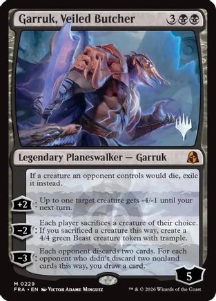 Image of Garruk, Veiled Butcher (PPFRA-229) - Promo Pack: Reality Fracture Foil