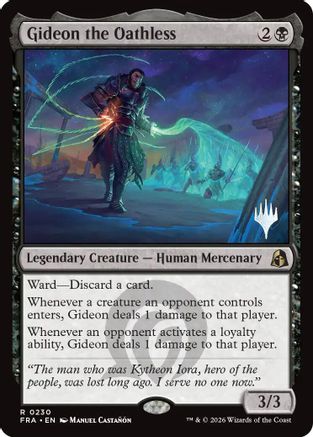 Image of Gideon the Oathless (PPFRA-230) - Promo Pack: Reality Fracture