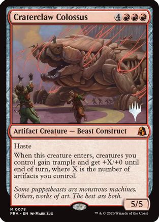 Image of Craterclaw Colossus (PPFRA-078) - Promo Pack: Reality Fracture