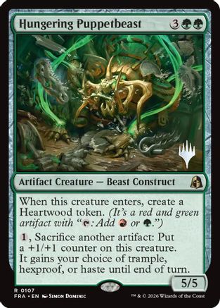 Image of Hungering Puppetbeast (PPFRA-107) - Promo Pack: Reality Fracture Foil