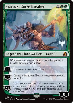 Image of Garruk, Curse Breaker (PPFRA-259) - Promo Pack: Reality Fracture