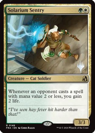 Image of Solarium Sentry (PPFRA-148) - Promo Pack: Reality Fracture Foil