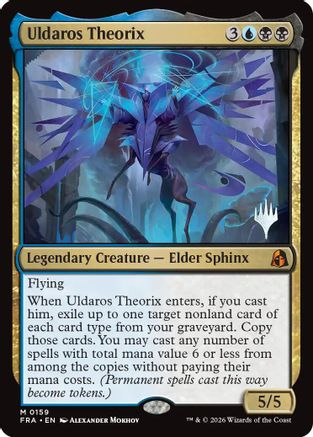 Image of Uldaros Theorix (PPFRA-159) - Promo Pack: Reality Fracture Foil