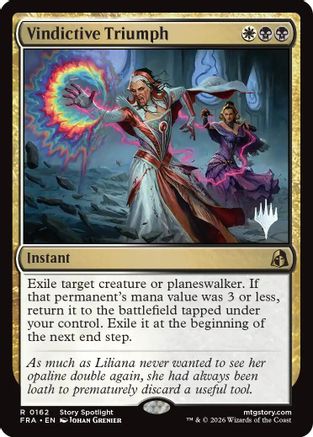 Image of Vindictive Triumph (PPFRA-162) - Promo Pack: Reality Fracture Foil