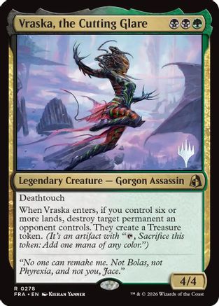 Image of Vraska, the Cutting Glare (PPFRA-278) - Promo Pack: Reality Fracture Foil