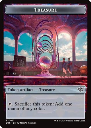 Image of Treasure // Food Double-Sided Token (SOS-12 // 27) - Secrets of Strixhaven