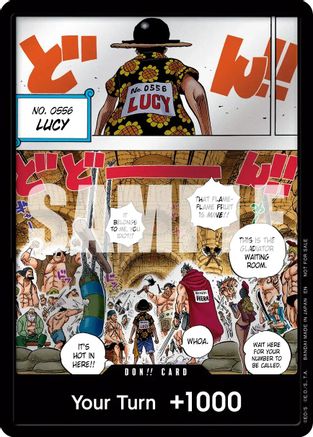 Image of DON!! Card (Flame-Flame Fruit Coliseum) - One Piece Promotion Cards Foil